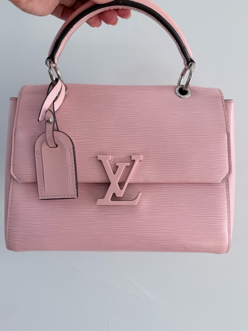 Louis Vuitton Pink Epi Leather Top Handle Satchel - Picture 6 of 16